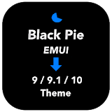 Black Pie Theme for EMUI 9 / 9.1 /10 Huawei/Honor icon