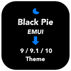 Black Pie Theme for EMUI 9 / 9