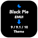 Black Pie Theme for EMUI 9 / 9