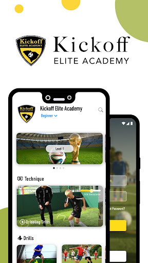 Android application Kickoff Elite Academy screenshort