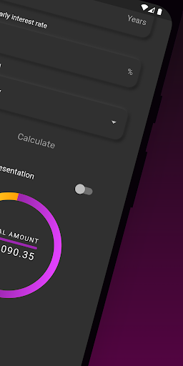 Compound Interest Calculator Screen 2