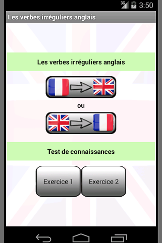 verbes irréguliers anglais