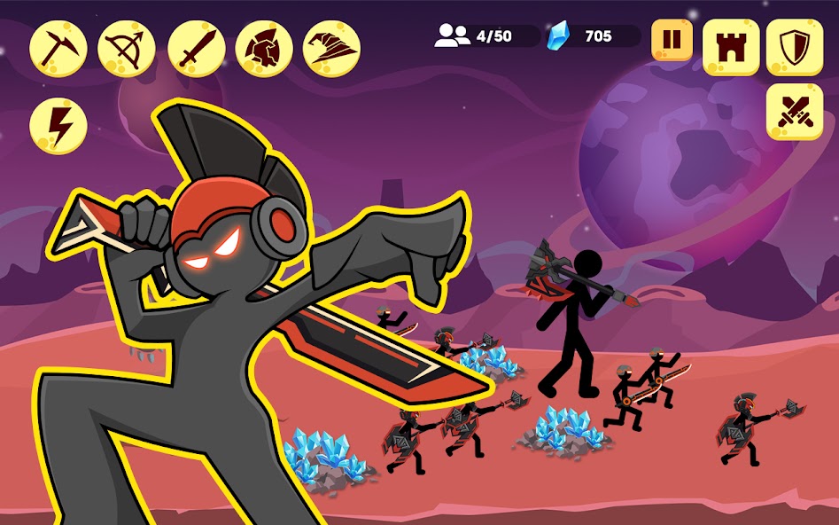 Rise of the Sketch Warriors 1.03 APK + Мод (Unlimited money) за Android