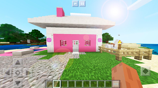 Mansión rosa para Minecraft