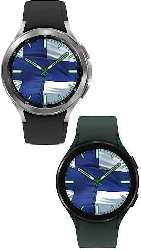 Finland Flag Watch Face Screen 2