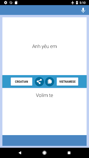 Croatian-Vietnamese Translator Screen 2