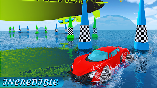 Water Car Stunt 3d