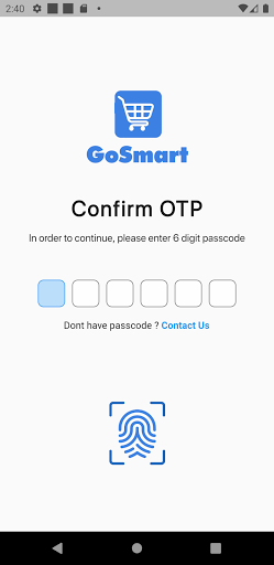 Android application GoSmart Admin screenshort
