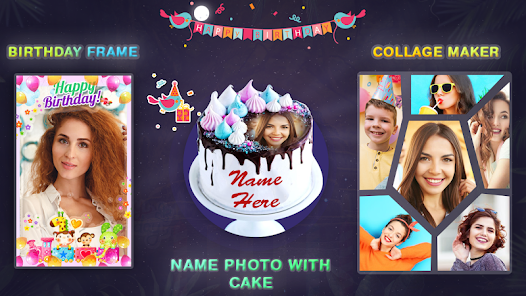 Name Photo On Birthday Cake 3