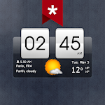 Cover Image of Herunterladen Sense Flip Clock & Weather (Ad-free) 5.86.1 APK