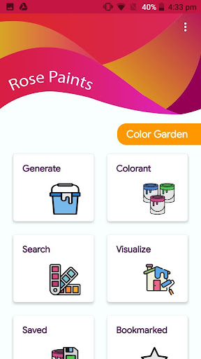 Android application Rose Color Garden screenshort
