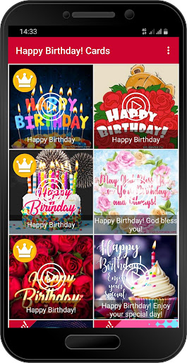 Happy Birthday Cards Gif By Davno Greeting Cards Google Play アメリカ合衆国 Searchman アプリマーケットデータ