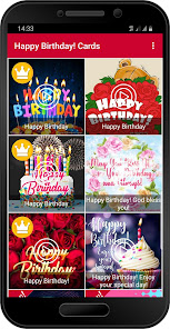 Happy birthday cards & GIF  screenshots 1