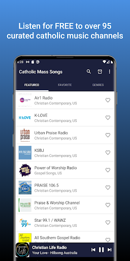 Android application Catholic Mass Songs screenshort