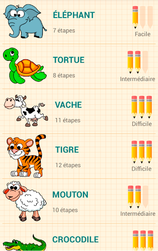 Aperçu de l'application