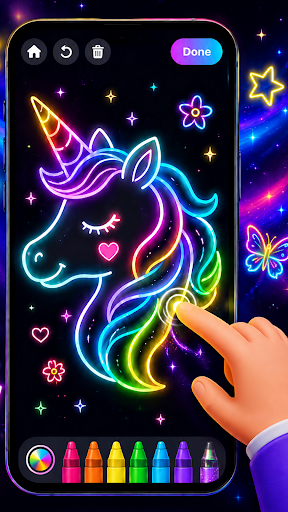 Glow Doodle- Couleur et dessin screenshot 2
