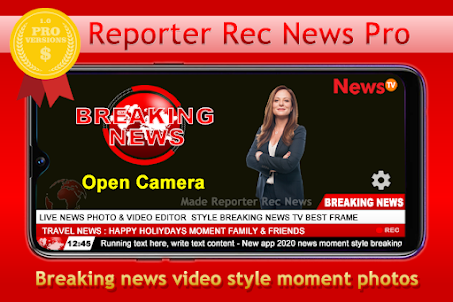 Reporter Rec News Pro-Video Maker News Style Full