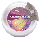 Concert in the sky GO Keyboard icon