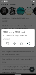 Screenshot 5 Attitude Quotes and Sayings android