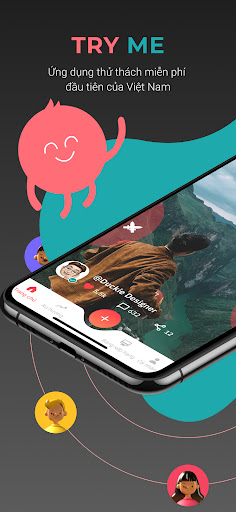 Android application TryMe - Nền tảng Thử thách screenshort