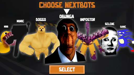 Android application Nextbots: Obunga Chase Rooms screenshort