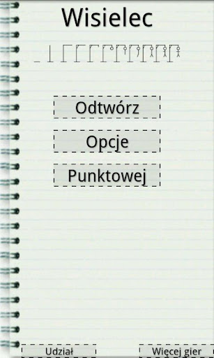 Android application Wisielec - Polska gra wolny screenshort
