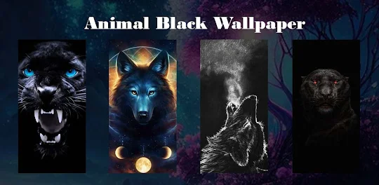 Animal Black Wallpaper