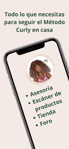 Android application Soy Curly screenshort
