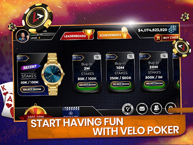 Velo Poker - Texas Holdem Game  screenshots 18