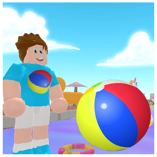 Swimming pool obby parkour logo