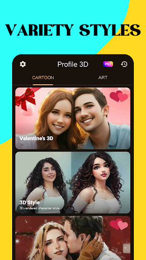 AI Art Profile 安卓应用截图 2