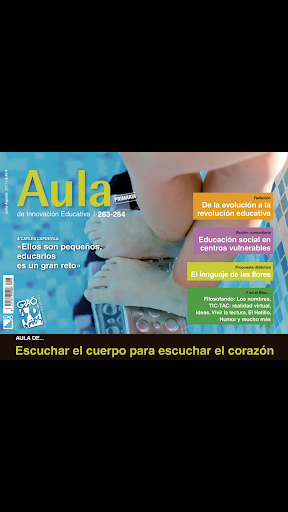 Android application Aula de Innovación Educativa screenshort