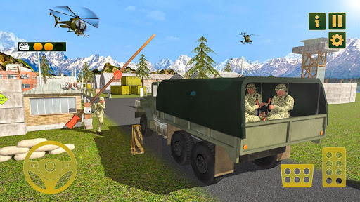 Offroad Army Parking Simulator - Army Games