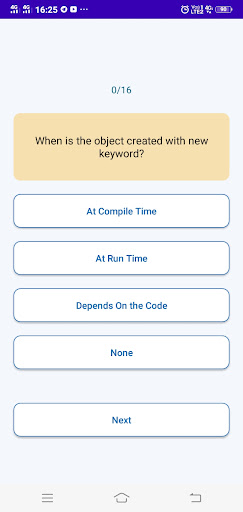 Java Quiz Questions Answers