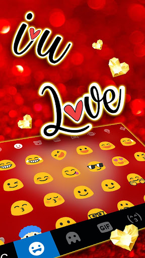 Luxury Diamond Heart Keyboard Screen 3