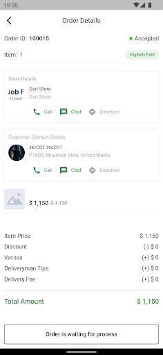 Dari - Employee Screen 2