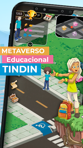 Android application Tindin - Metaverso Educacional screenshort