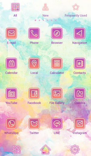 Pastel Clouds Theme