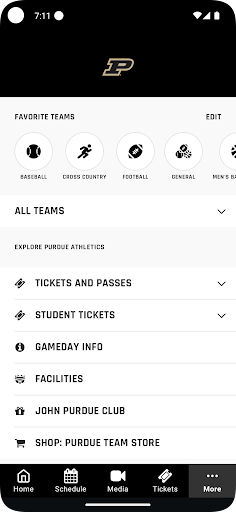 Purdue Athletics Screen 3