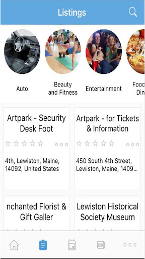 Android application Insider Club screenshort