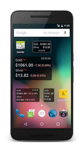 Gold Silver Price & Widget Screen 2