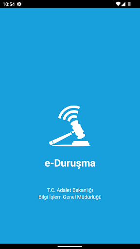 Android application e-Duruşma screenshort
