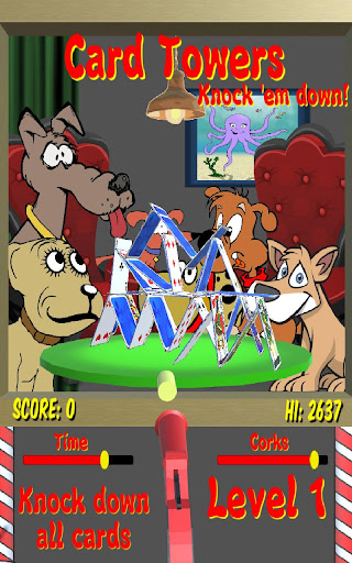 Card Towers, Knock Them Down! Screen 2