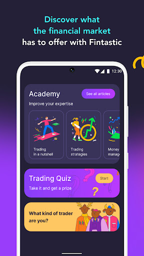Android application Fintastic - trading education screenshort