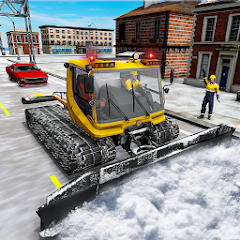 Snow Plow Construction Games Download gratis mod apk versi terbaru