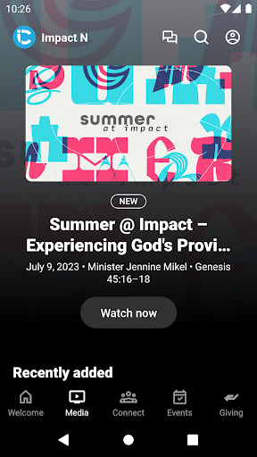 Impact Church VA Screen 2