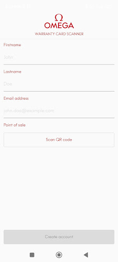 Android application Ω Warranty screenshort