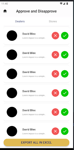 Android application Veco Delivery screenshort