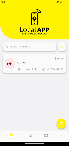 Android application Local App Rastreamento Vc. screenshort