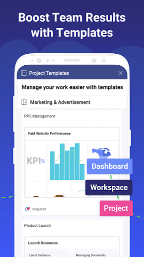 Android application Slingshot for Teams screenshort